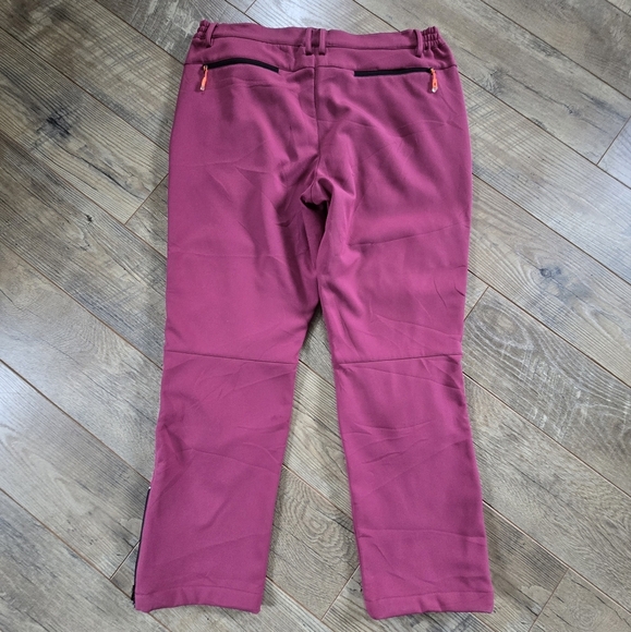 Postropaky Womens 16 Short Pink and Black Snow/ski Outdoor Pants - Picture 2 of 13